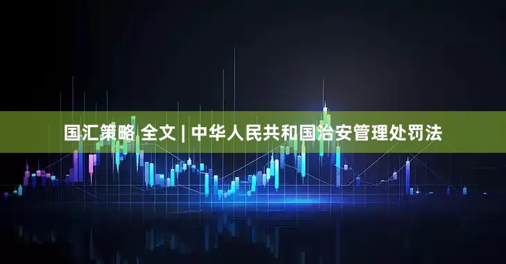国汇策略 全文 | 中华人民共和国治安管理处罚法