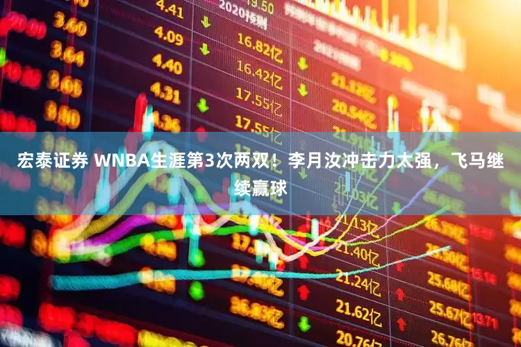 宏泰证券 WNBA生涯第3次两双！李月汝冲击力太强，飞马继续赢球